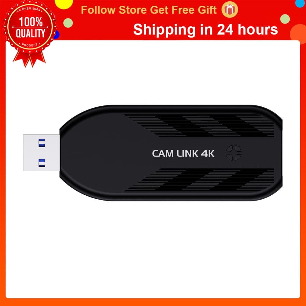 swsww 4K Camera Link Placa de captura de vídeo 1080P Gravação via câmera DSLR com suporte para dispositivo HD de