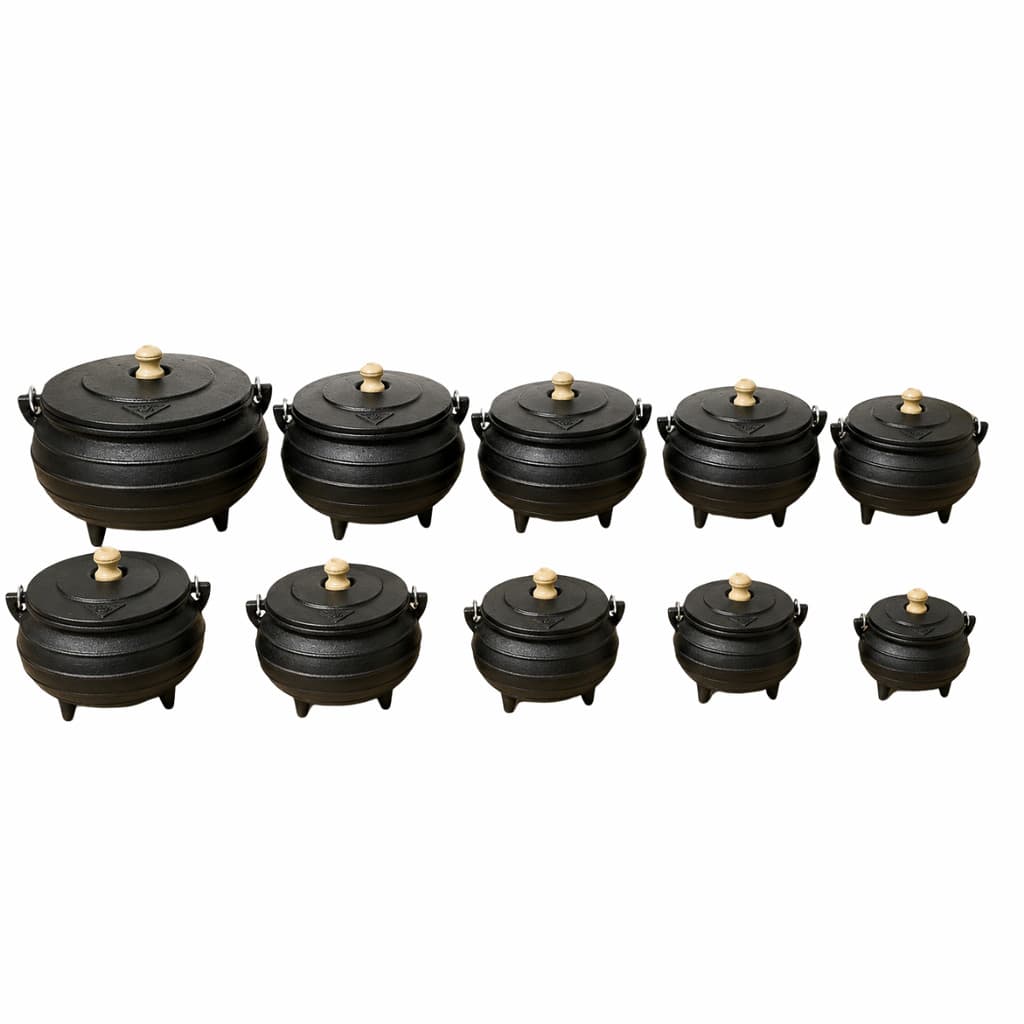 Panelas Tripé de Ferro  Fundido Alfa  1-10