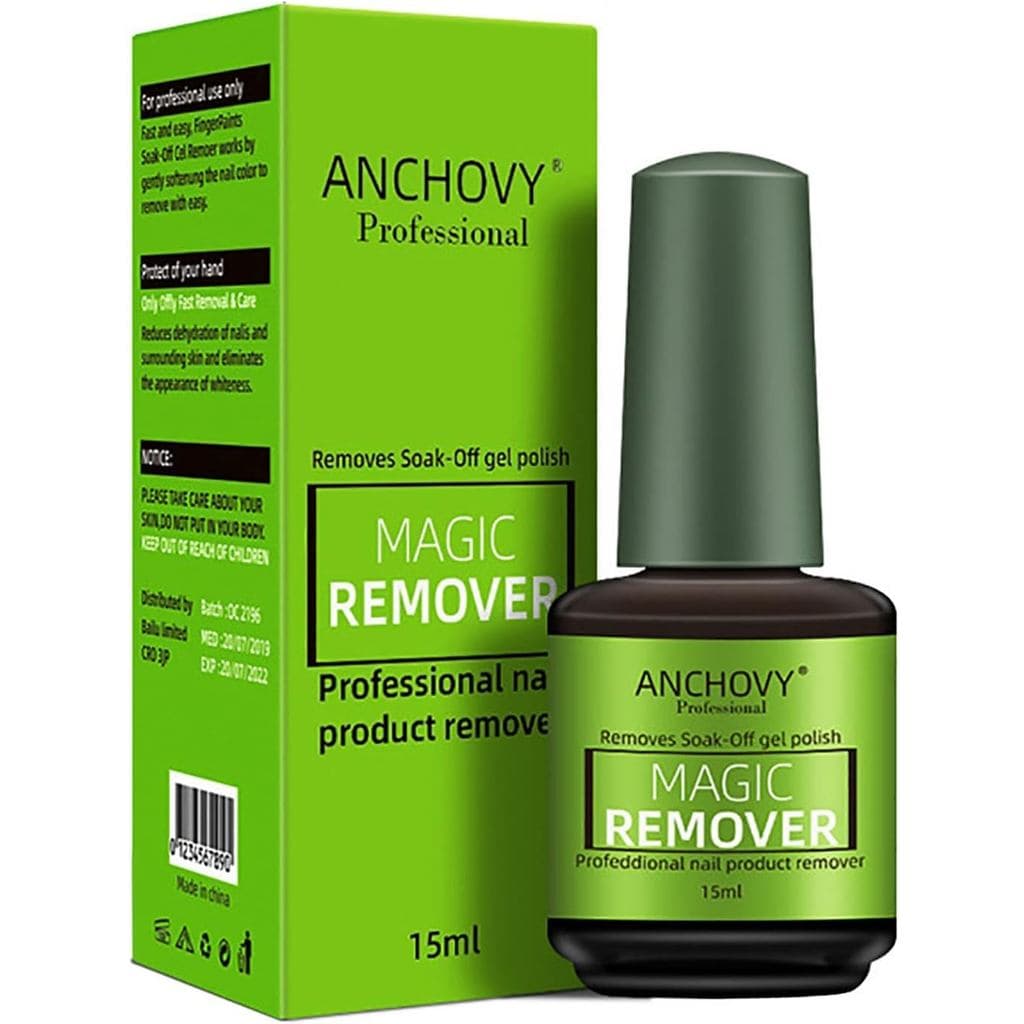 Removedor de Esmalte em Gel de 15ml, Removedor Mágico de Esmalte em Gel, Remove o Esmalte Rapidamente, Não Necessita de