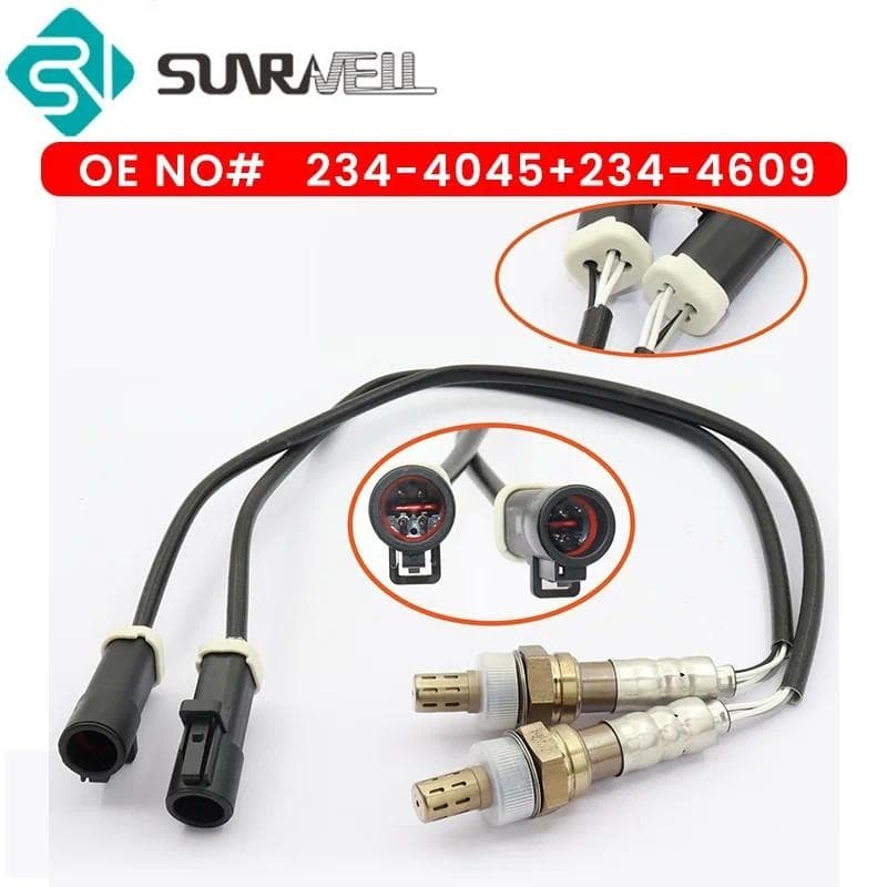 2 Peças Sensor De Oxigênio O2 Para Ford Focus Contorno LX SE Mercúrio Cougar 2000 2001 2002 2003 2004 Upstream Downstrea