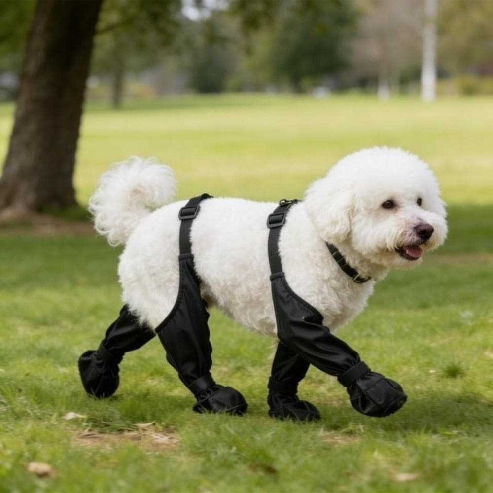 Botas Suspensas Para Cães , Capas Ajustáveis À Prova D'água Sapatos De Animais De Estimação , Antiderrapantes E Anti-Suj