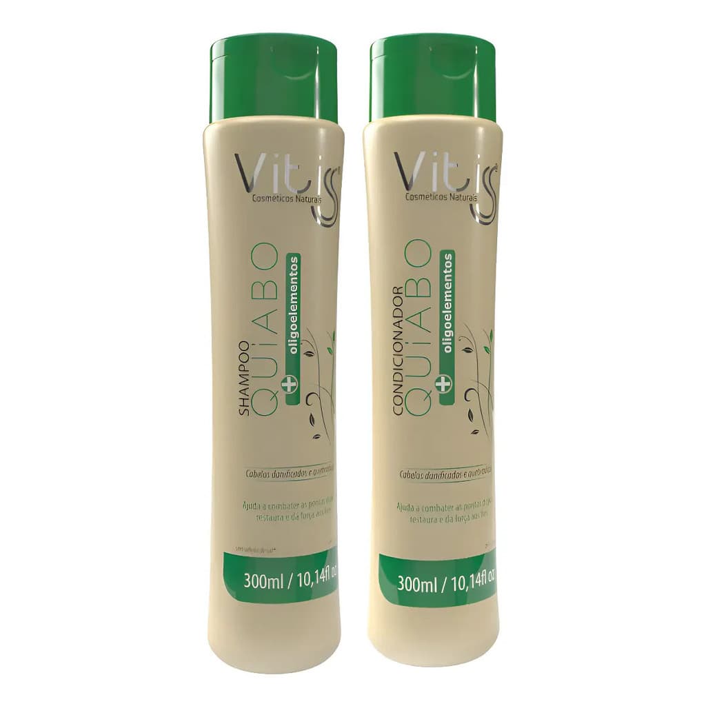 Shampo + Condicionador Quiabo Vitiss Hidratação E Limpeza