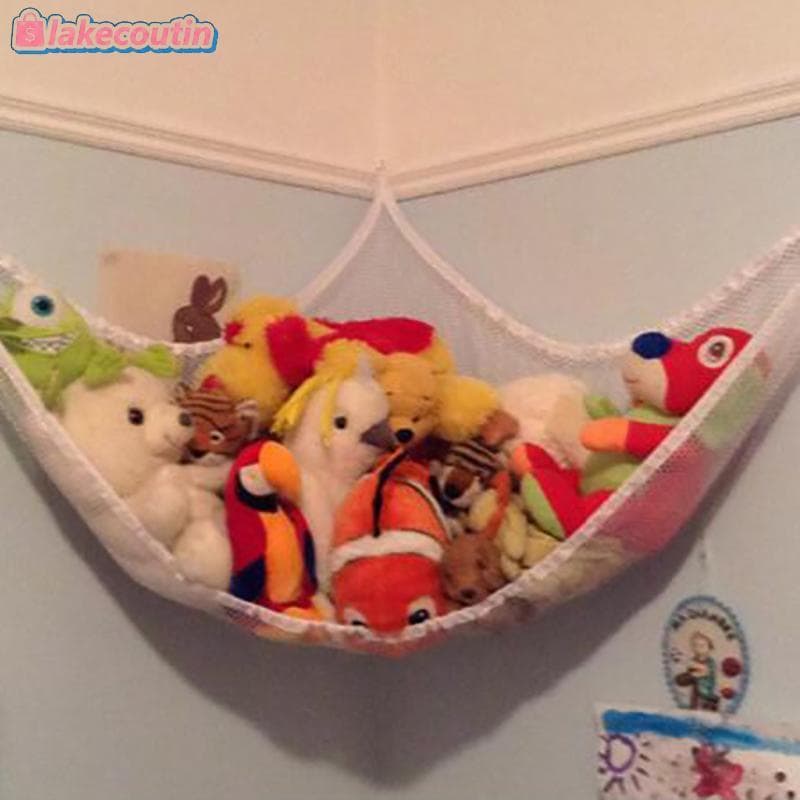 la Crianças Quarto Brinquedos Hammo Net De Pelúcia Organizar Suporte De Armazenamento Estanho