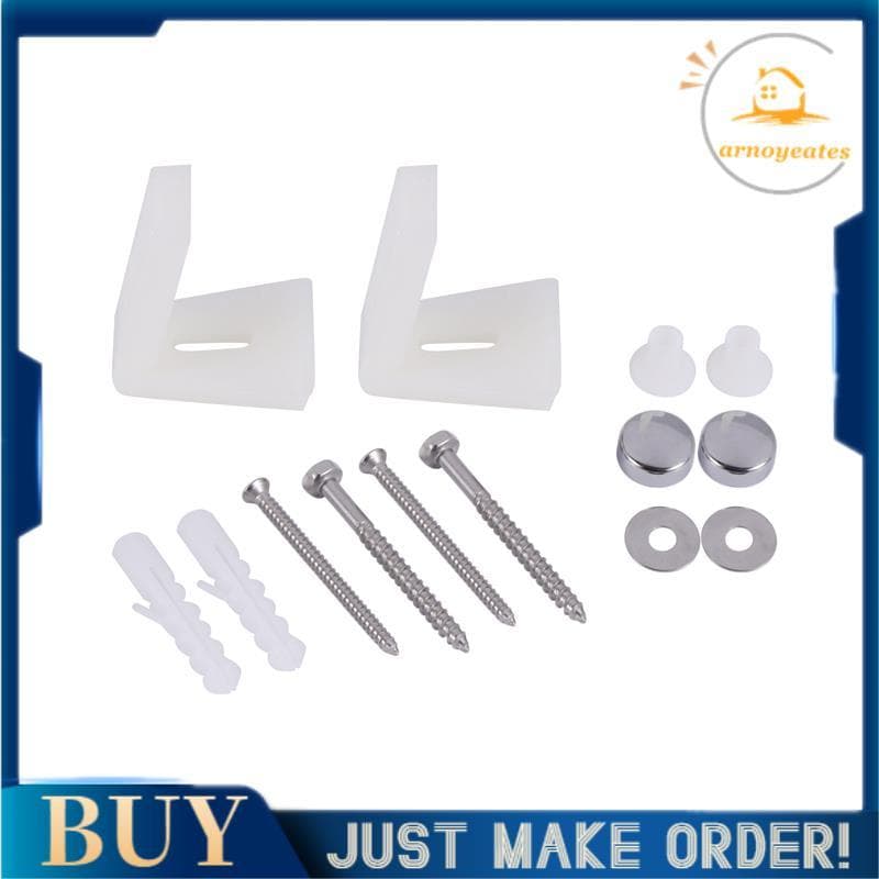 Banheiro Angular Piso Wc Vaso Sanitário Bidê Ou Semi Pedestal Kit De Fixação Parafusos