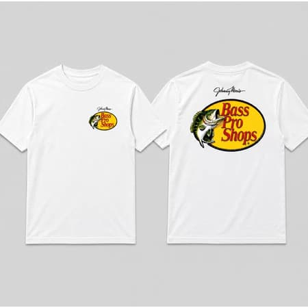 Camiseta Masculina Bass Pro Shops Pescaria Estampada Algodão Premium Streetwear