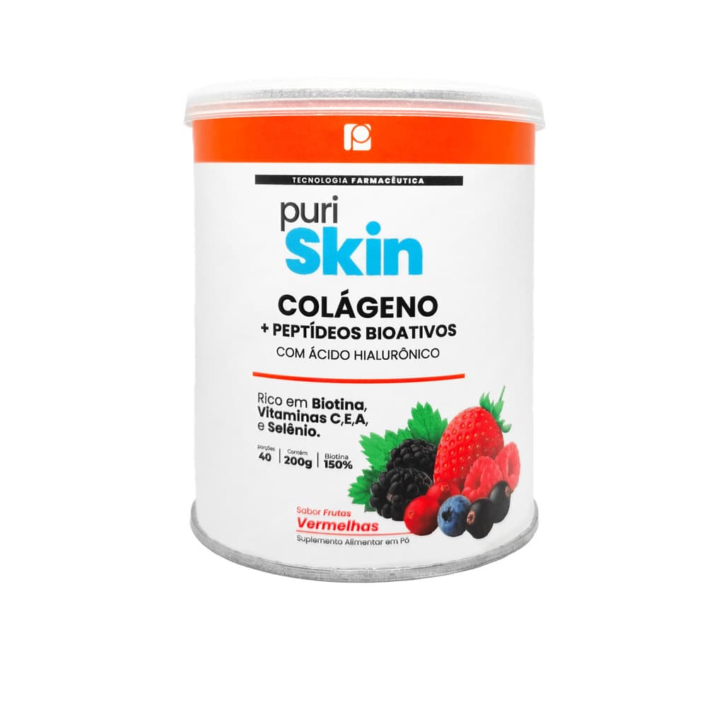 PuriSkin Colágeno + Peptídeos Bioativos Com Ácido Hialurônico | 200g