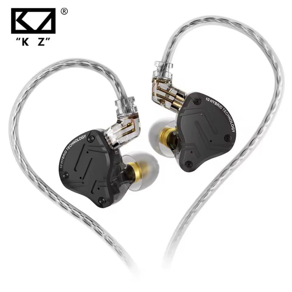 KZ ZS10 Pro X Fones De Ouvido Intra-Auriculares Com Fio Musicais HiFi Bass Monitor Esportivos