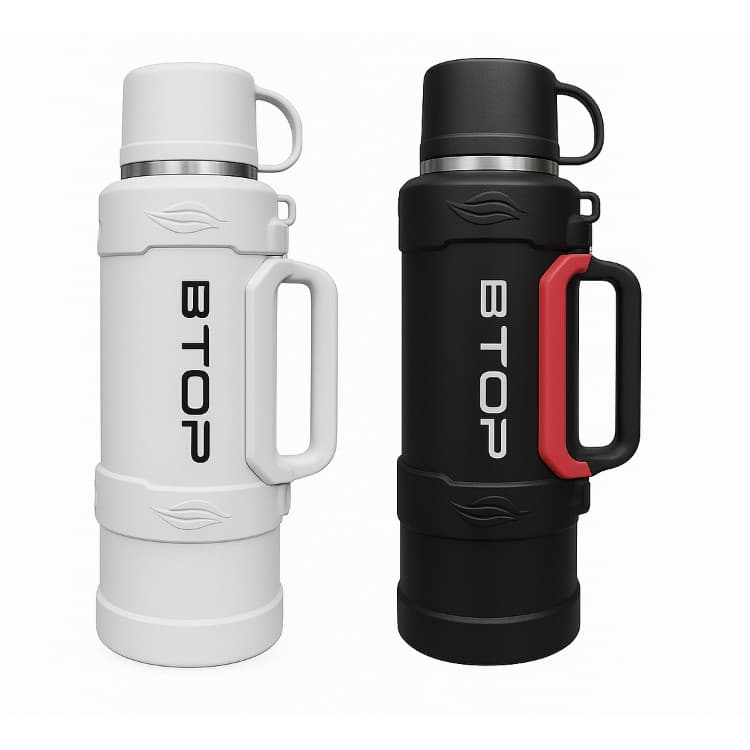 Garrafa Térmica 2 Litros Aço inox Com Infusor Camping Viagens e Transito Btop