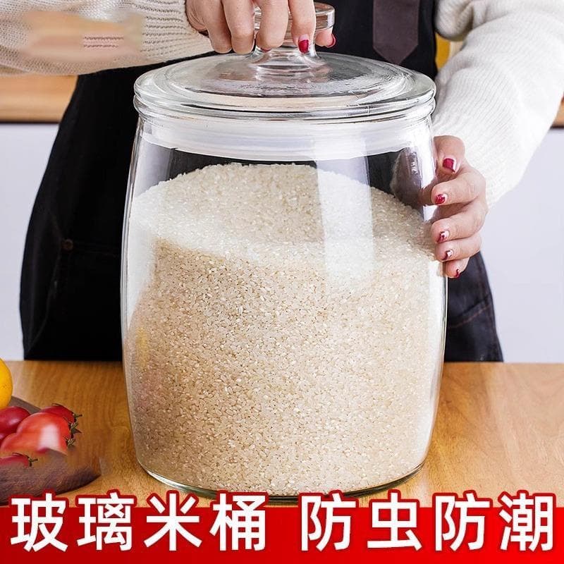 Tanque selado à prova de umidade doméstico alemão, caixa de arroz, tanque de armazenamento de farinha, armazenamento de