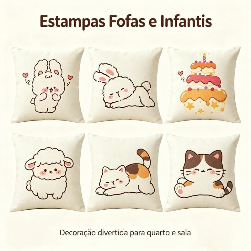 Almofada Personalizada com Enchimento antialérgico Diversos Tamanhos