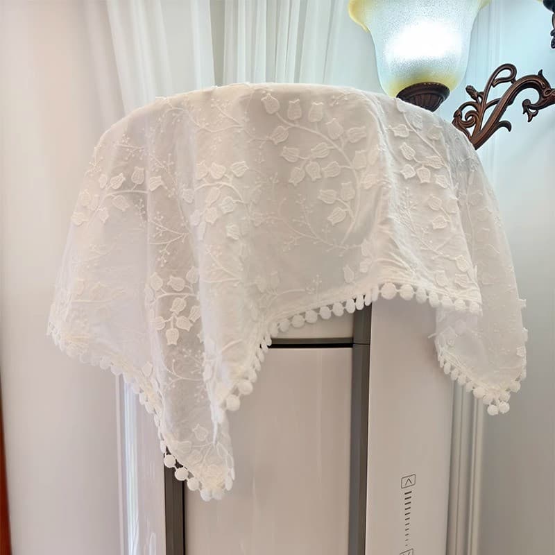Capa protetora para ar condicionado, estilo armário redondo para sala de estar, tipo vertical, não precisa ser removida