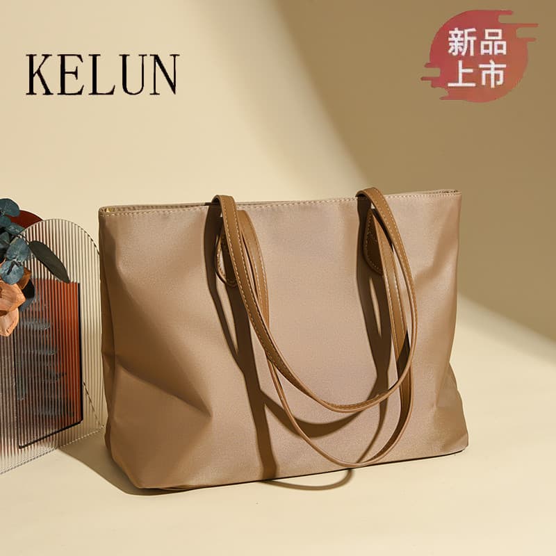 Marca genuína Oxford pano bolsa feminina 2026 novo estilo sacola grande capacidade Commuter All-Match bolsa Casual simpl
