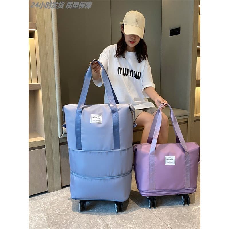Bolsa de viagem Universal com roda 2024, novo estilo, portátil, puxada à mão, bolsa de ginástica de grande capacidade co