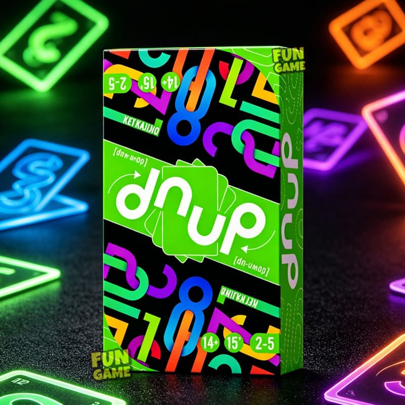Jogo De Cartas DNUP Tabuleiro De Festa Com Limpeza Manual Competitiva Rápida Para 2 A 5 Jogadores De Estratégia Familiar