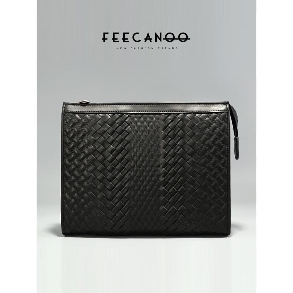 Bolsa de toalete masculina bolsa de couro de pneu grande capacidade Casual bolsa de mão tecido