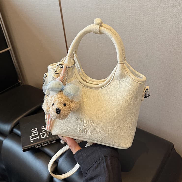 bolsa transversal feminino Bolsa Design de moda portátil balde saco feminino 2025 novo estilo High-End textura de um omb