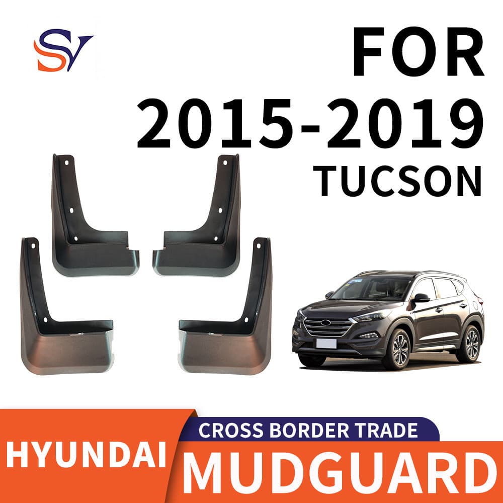 Adequado para 2015-2019 Hyundai tucson tucson pneu de carro paralama de borracha macia couro fábrica pronto estoque