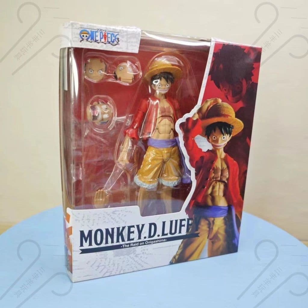 SHF Luffy One Piece One Piece Macaco Mão Móvel Prático Produto Acabado Onishima Modelo Prático Decoração