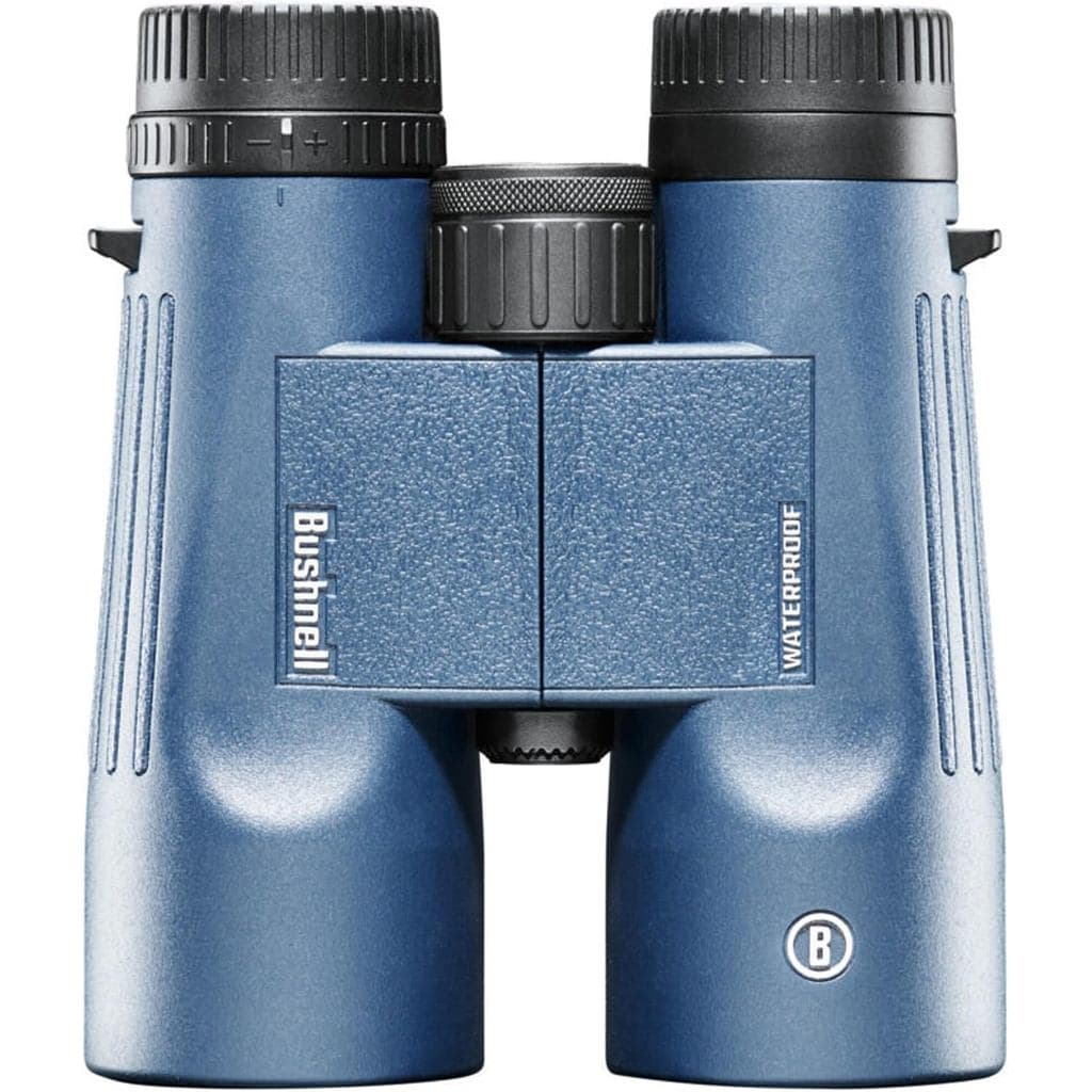 Binóculos Bushnell H2O 8x42mm, à prova d'água e antiembaçantes para passeios de barco, caminhadas e acampamentos, azul m