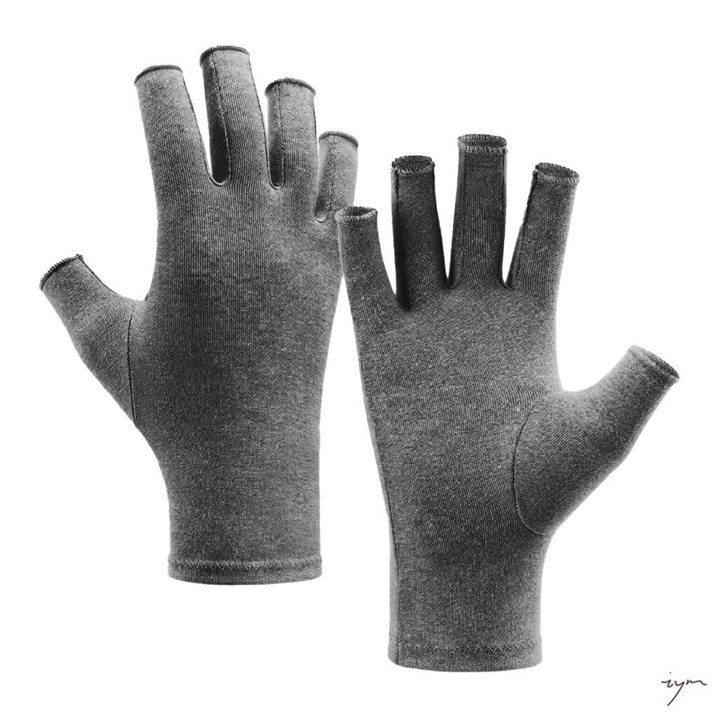 Luvas De Compressão De Meio Dedo Para Suporte De Pulso , Cuidados De Reabilitação De Tecido Respirável