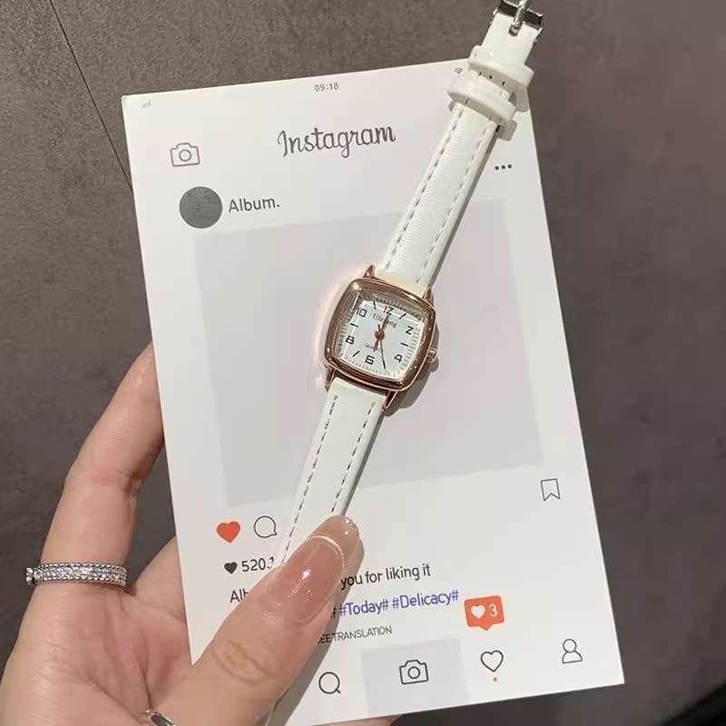 relogio feminino luxo relogio feminino Nicho francês relógio feminino ins estilo estudante de alto valor temperamento si