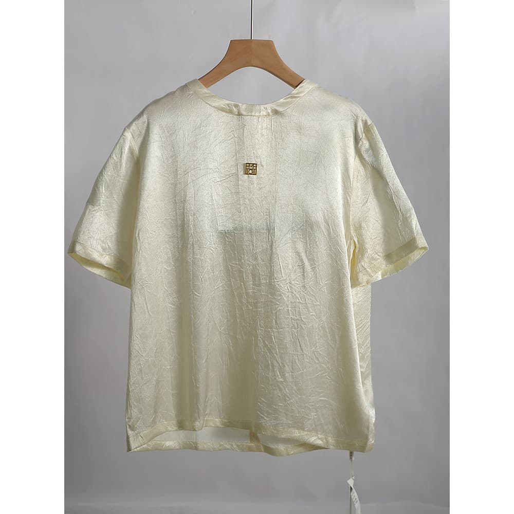 [Produtos de luxo de alta seção] Liberação de perda!Acetato luxo G Gloss feminino primavera verão Casual All-Match tempe