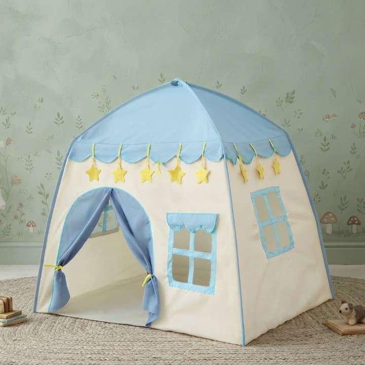 Tenda Infantil Dobrável Casa Cabana Colorida para Meninos e Meninas Omini