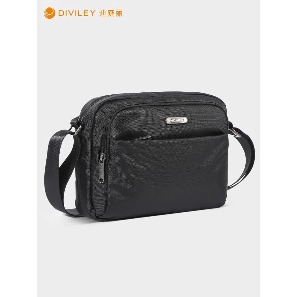 Weibao Diweili Bolsa Masculina Marca Bolsa Mensageiro Bolsa de Ombro de Lona Casual Street Wear Portátil Bolsa Pequena M