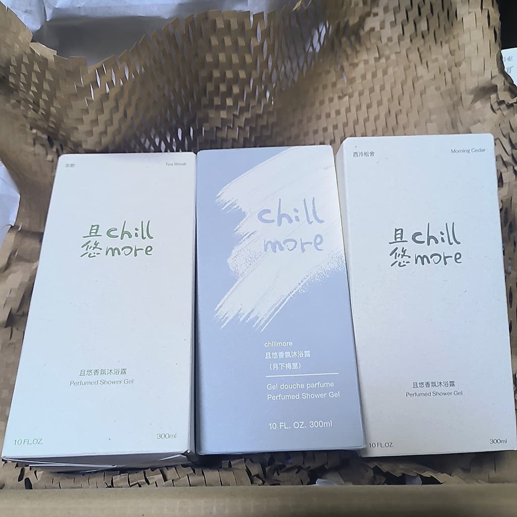 Chillmore And You Fragrance Body Wash 300ml Fragrância Hidratante Suave Lavagem Corporal Homens Mulheres