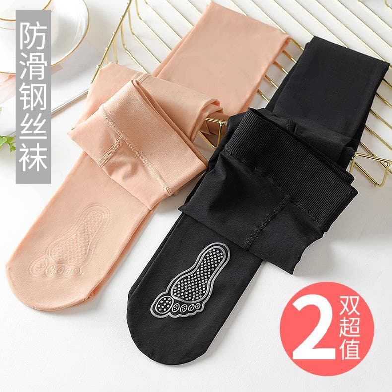 Máscara meias de aço cor de carne meia-calça feminina estilo fino Anti-Snagging primavera outono estilo Super Natural pe