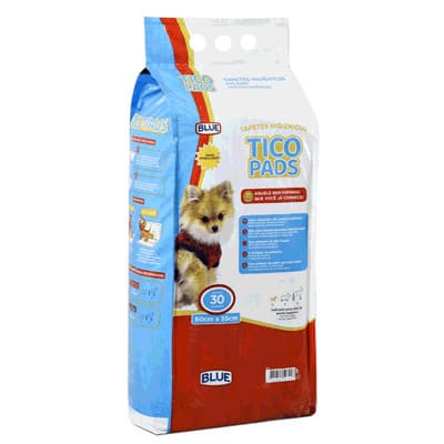 Tapete Higiênico Tico Pads Filhotes c/30 - 60cm X 55cm