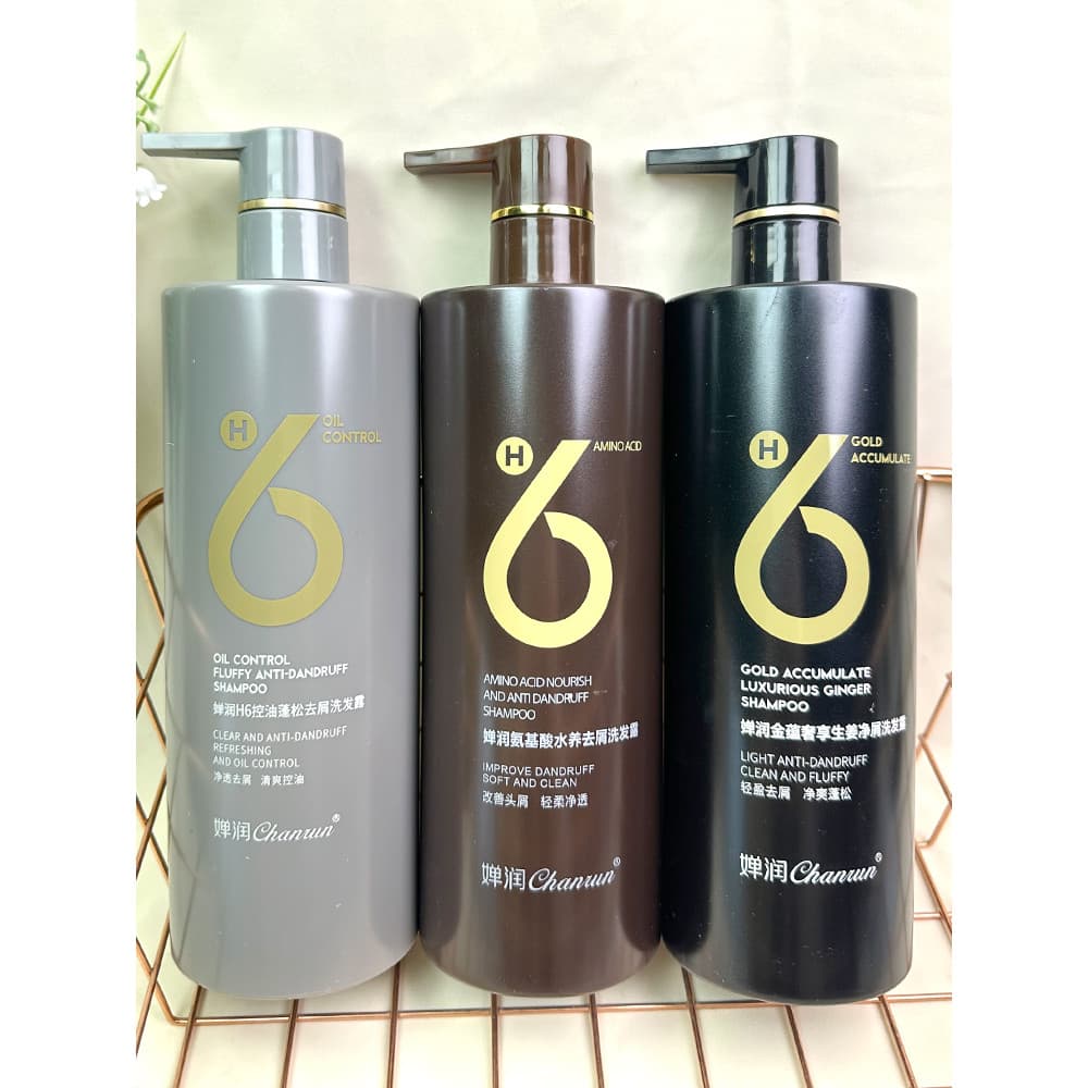 Chanrun aminoácido água nutritivo Anti-caspa shampoo dourado luxo desfrutar gengibre caspa shampoo máscara de cabelo con