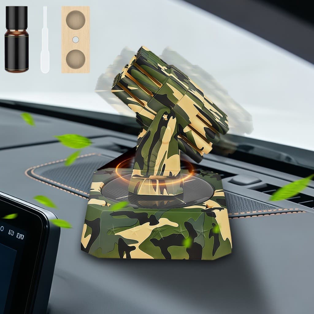Aromatizador Para Carro Canhão De Míssil Aromatizador Com Difusor Energia Solar Purificador De Ar