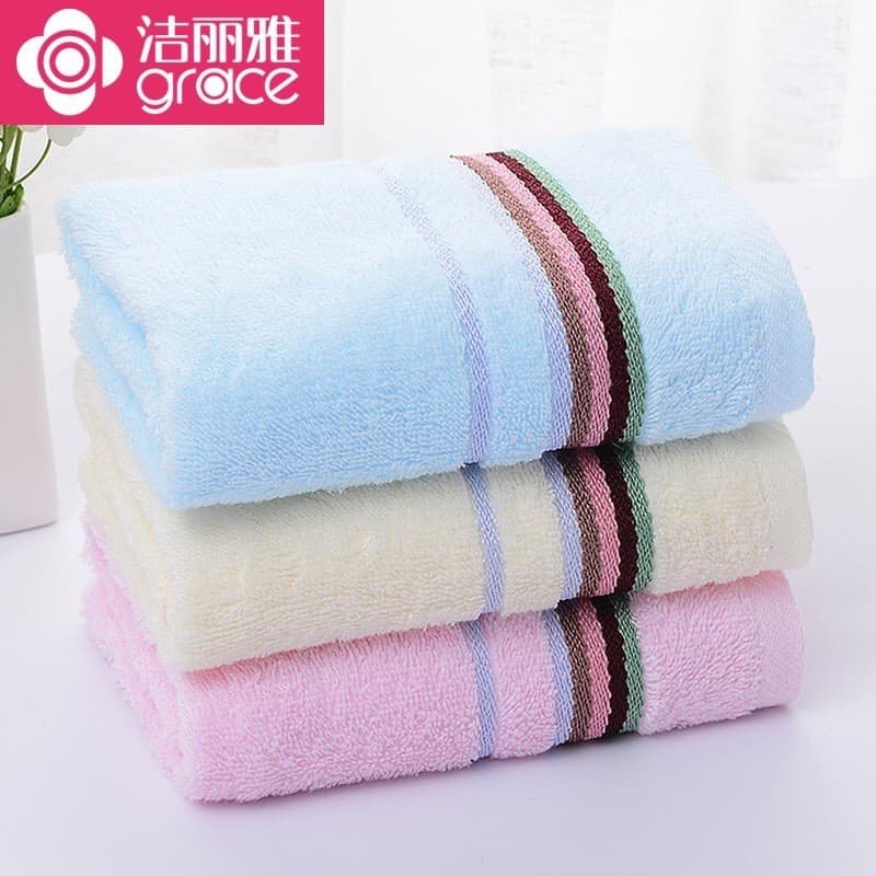 Nova toalha 6638 cor lisa presente toalha casal absorver água macia rosto lavagem adulto rosto toalha