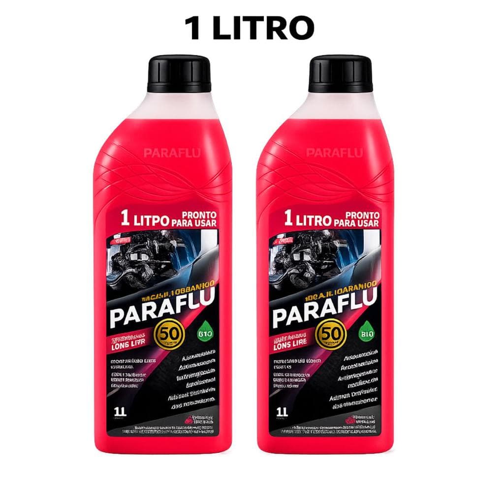02 Aditivos Água Arrefecimento Radiador Pronto Uso Paraflu