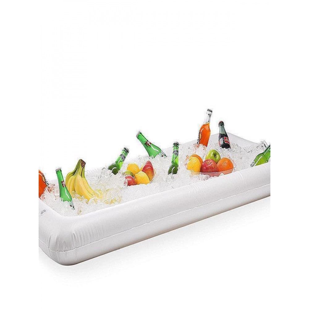 Estoque pronto Barra de gelo inflável em pvc Bandeja de salada inflável Balde de gelo inflável de água Tanque de gelo de