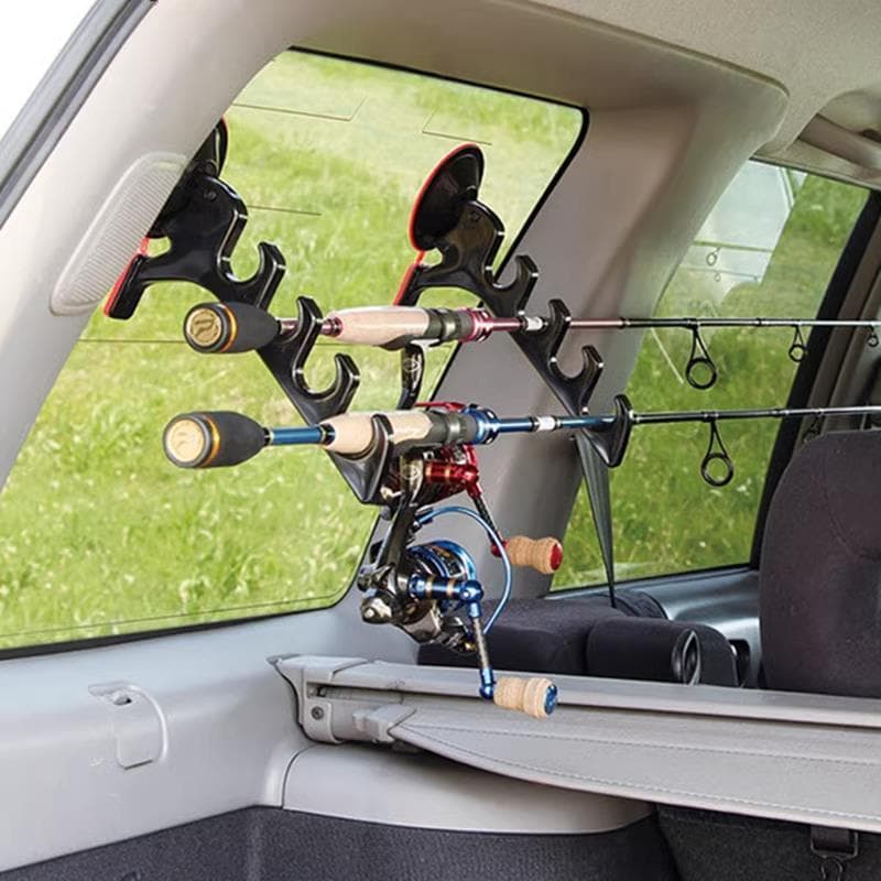 Tronco vara de pesca titular Rack de carro multifuncional saco de armazenamento isca do carro vara de pesca titular cabi