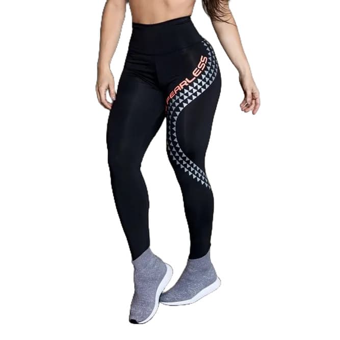 Calça Leg Legging Feminna Fitness Moda Academia Suplex Ginástica Fearless Cores Sortidas