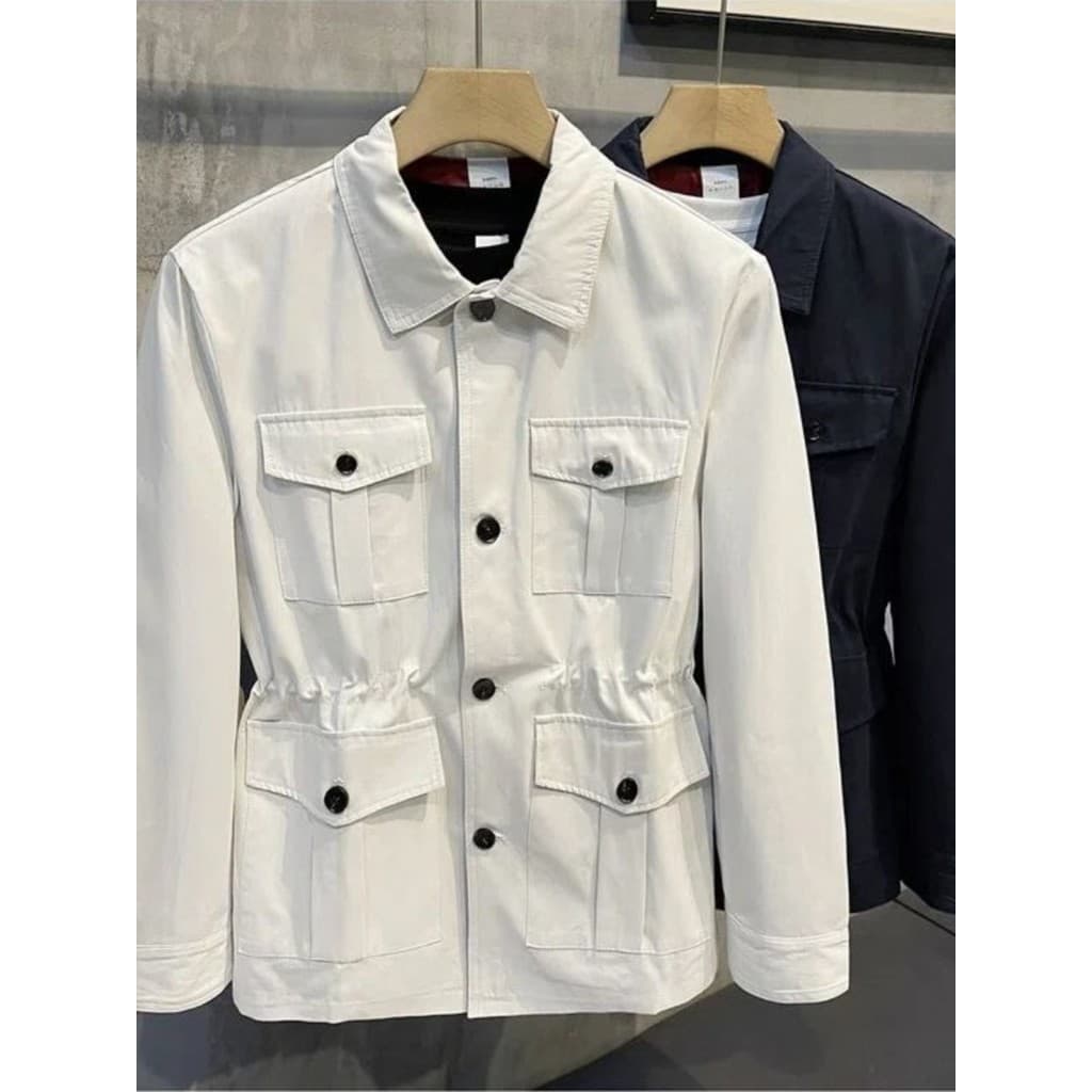 2024 novo estilo outono inverno versão coreana bonito Workwear estilo lapela jaqueta Retro luz superior maduro na moda j