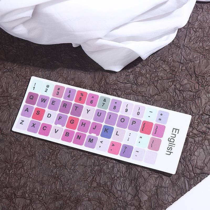 1 Pc Teclado Inglês stier makaron Chave Colorida desktopputer