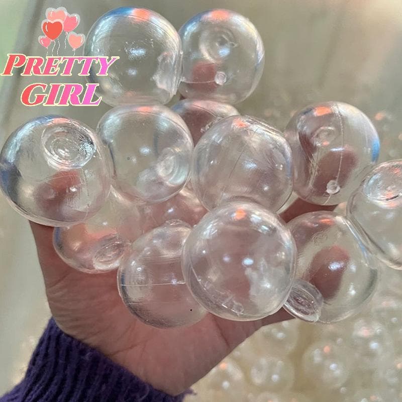[Pretty ggirl] 1 Peça Esfera Joias TRP Moldes De Fundição Ferramentas DIY Bola Vazia Pele Artesanal Depressão Brinquedo