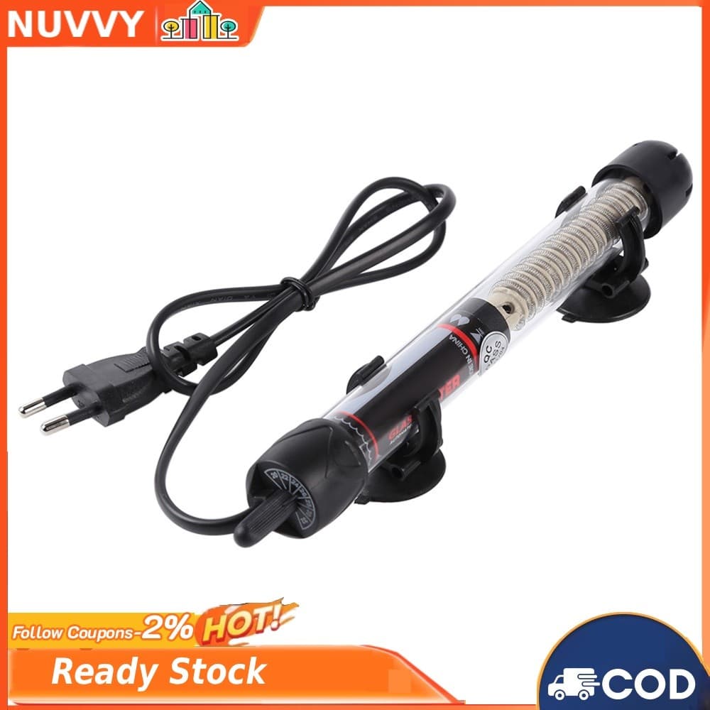 Aquecedor De Água Submersível Para Aquário Com Ajuste Automático De Temperatura