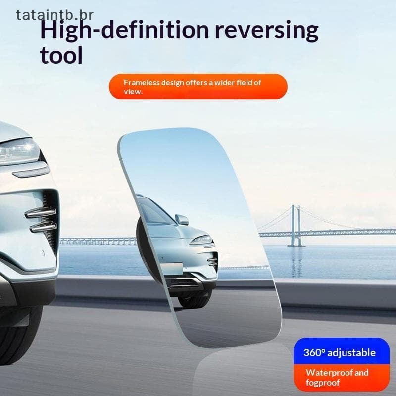 [TaTa] Espelho Retrovisor Universal Para Ponto Cego , 2 Peças De Vidro Grande Angular Visão Mais Clara E Direção Segura