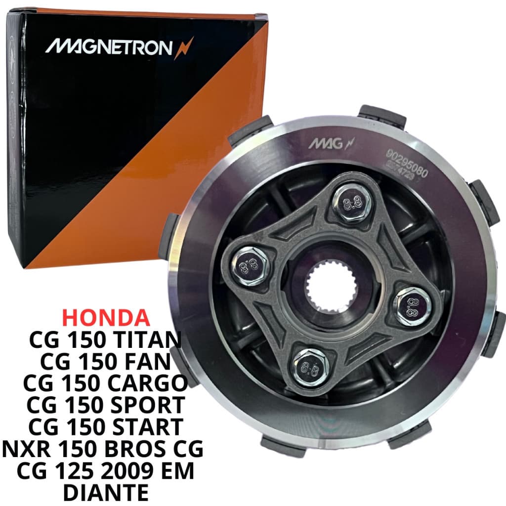 Kit De Embreagem Moto Honda Cg 150 Titan  Fan Start Cargo Cg 125 Fan 2009 - 2015 Nxr 150 Bros Magnetron
