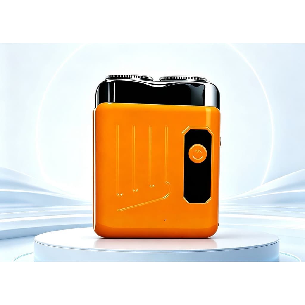[Estoque pronto] Mini barbeador elétrico portátil para carro, bateria de longa duração, lâmina magnética de aço inoxidáv