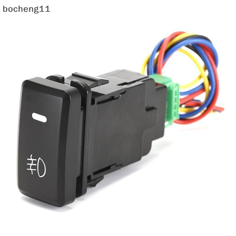 bo Luz De Nevoeiro Do Carro 5 Pinos LED Interruptor De Botão Liga-Desliga Com Fio Para Civic Auto Reparação Substituir c