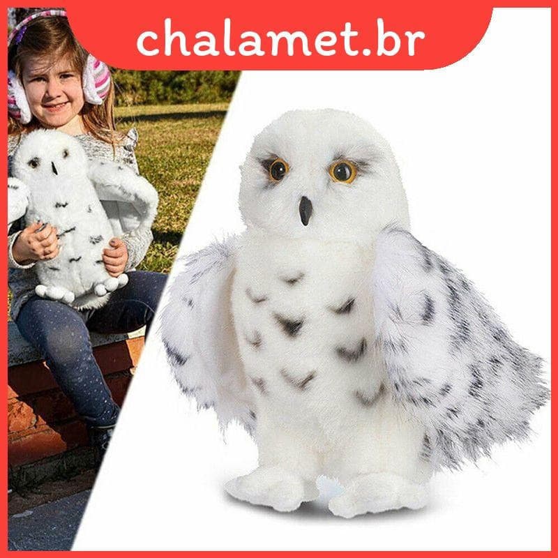 20/25/30CM Feiticeiro Boneco De Pelúcia De Coruja De Neve Vívida Realista Animal Xmas Kids