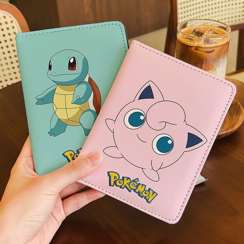 Bolsa Para Documentos Pikachu Dos Desenhos Animados-Porta-Passaporte Armazenamento Em Viagens