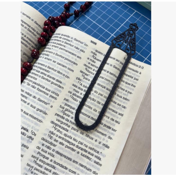 Marcador de Página Nossa Senhora Aparecida – Religioso, Católico, Bíblia, Presente de Fé e Devoção