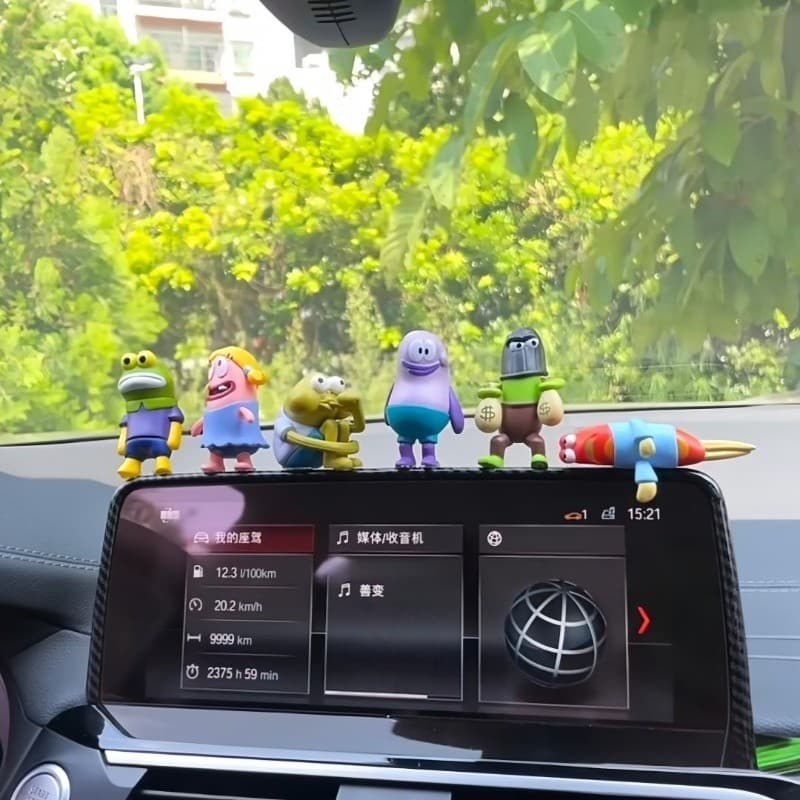 Bonito Criativo Biquíni Inferior Residentes Estatueta De Ação Ornamento Do Carro Para Console Central Tela Telhado Decor